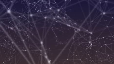 animation of network of connections over black background