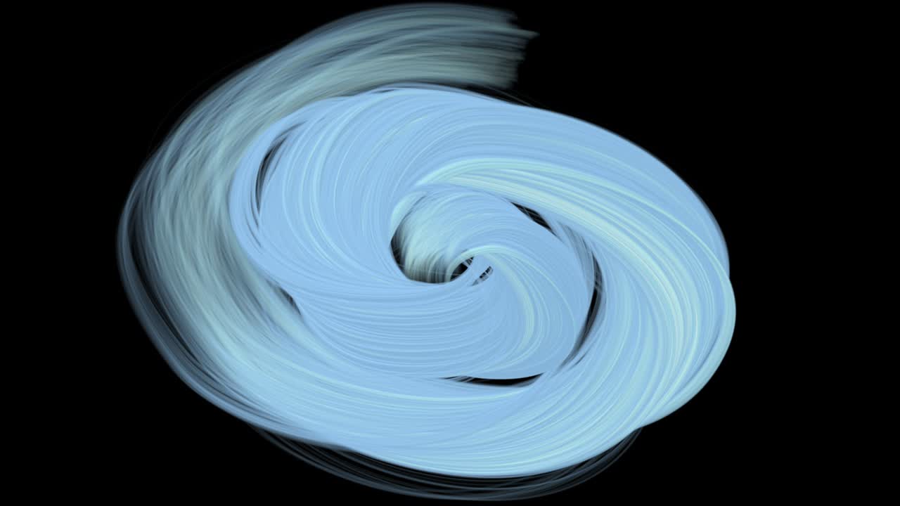 파란색 나선형 브러쉬를 습니다.