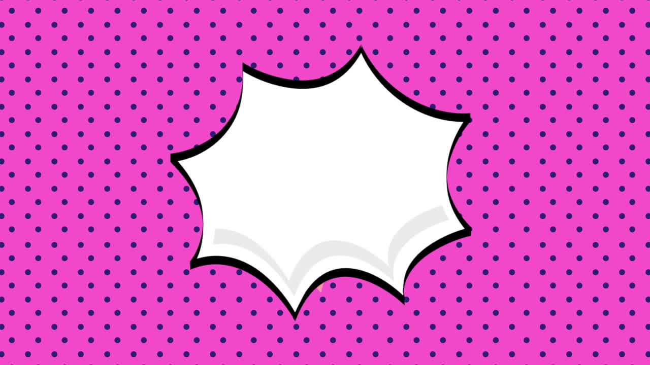 animación de arte pop en hd