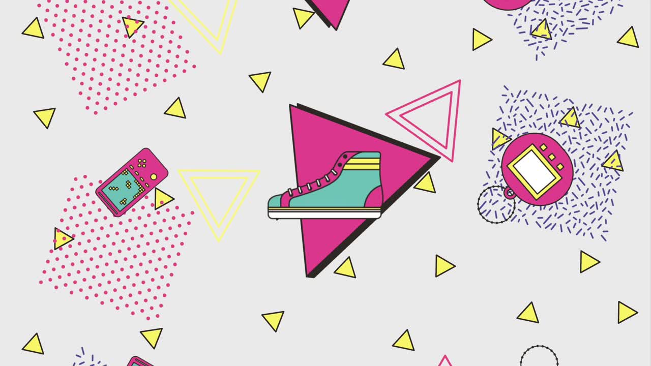 memphis style animation