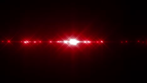 una sola línea de luces rojas intermitentes de fondo en bucle