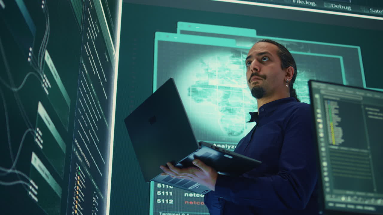 Governmental hacker expert working on securing digital information