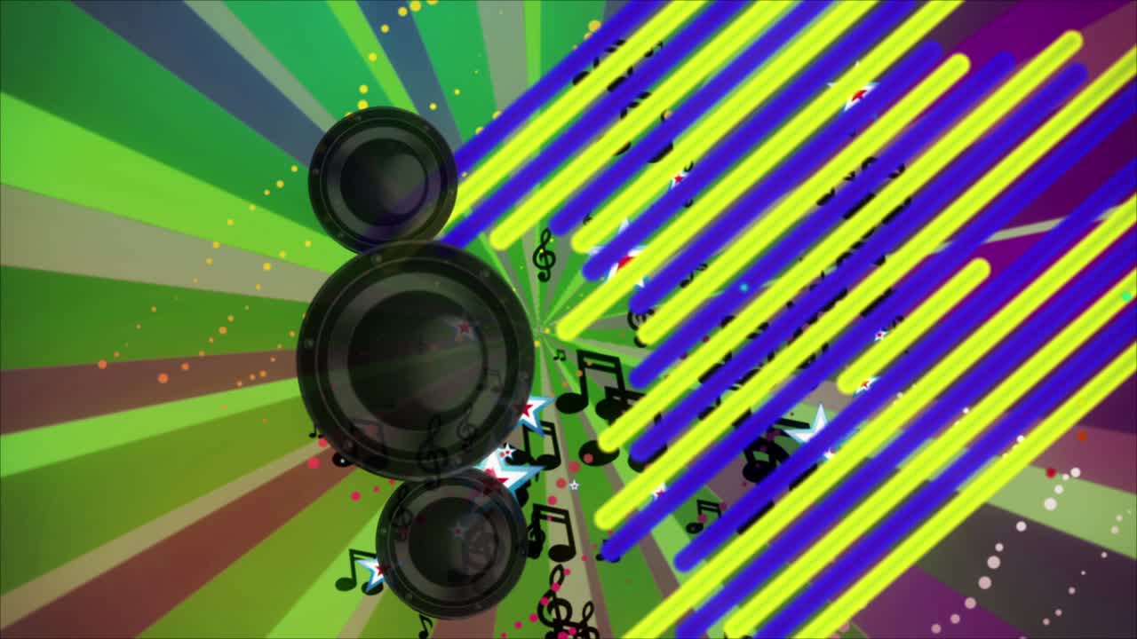 음악 스트럼 빈티지 vj 루프