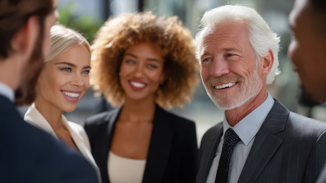 Business meeting with a diverse team