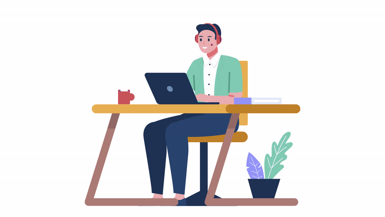 2D Cartoon Customer Support On Alpha