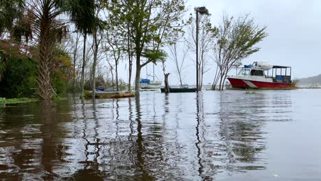 Water-level-view-of-scuba-boat-wrecked-from-hurricane-floods-in-Florida