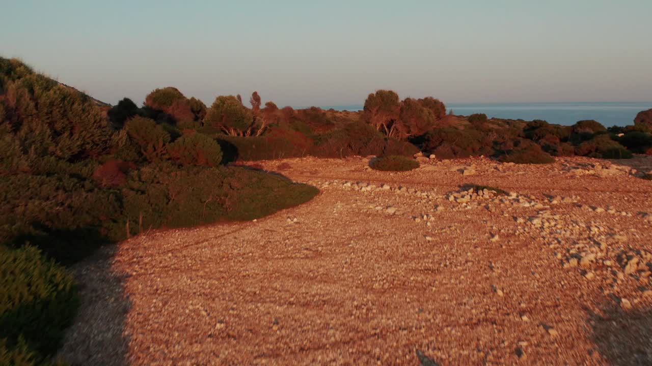 Stunning Sunset over the Mediterranean Coastline