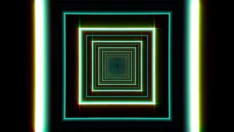 Vj-Loop-Quadrate-Beleuchtet-Hintergrund