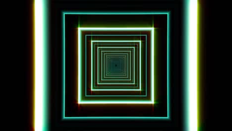 vj loop squares lights background