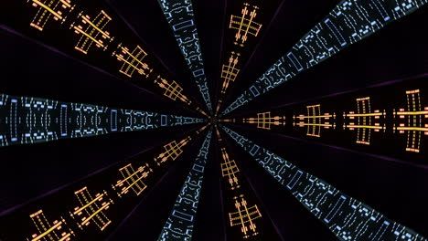 timelapse of tokyo city scene and skyline made into abstract fisheye tiny planet