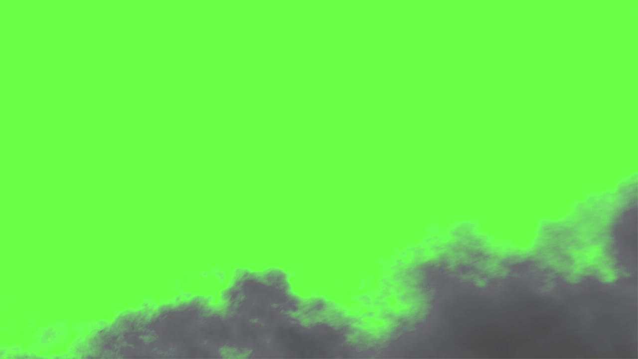 mucho humo, pantalla verde