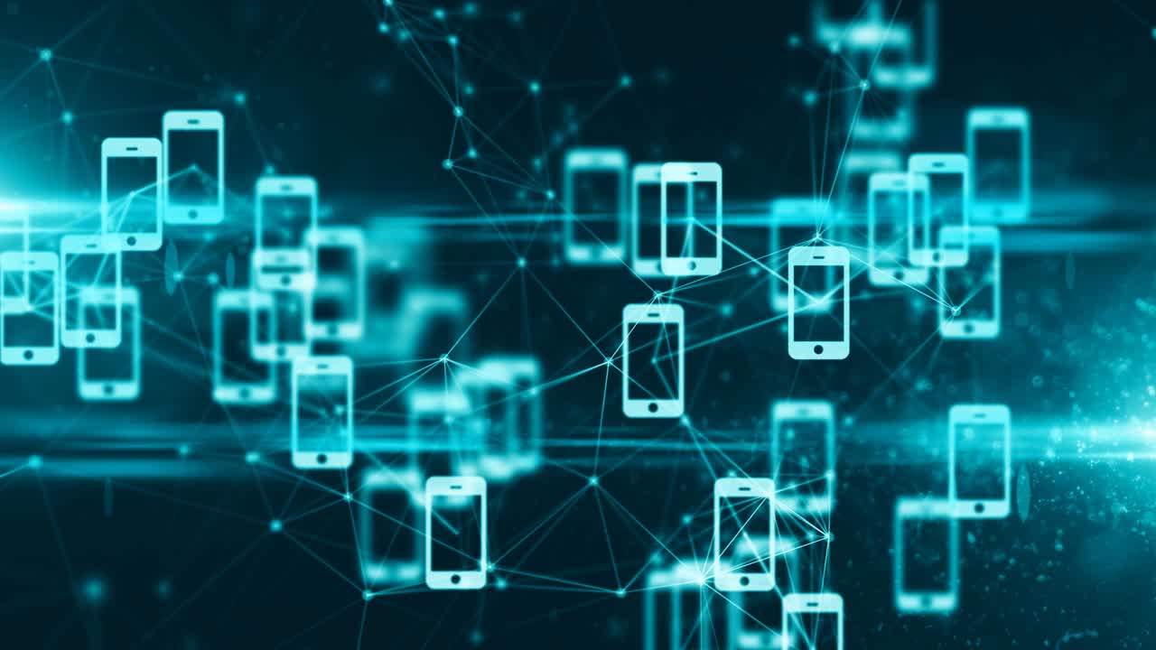 모바일 전화 사물 인터넷 (iot) 클라우드 컴퓨팅 장치 네트워크