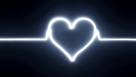 neon heartbeat line