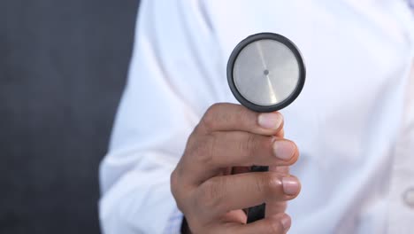 doctor holding a stethoscope