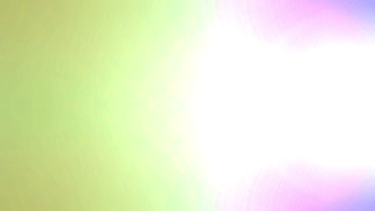 Dynamische Lichtlecks und Lens Flares mit farbigen Übergängen