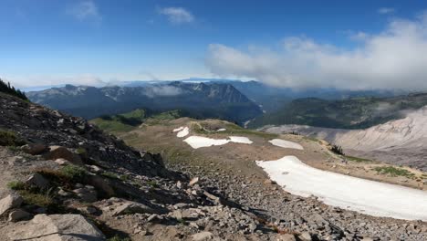 Blick-Auf-Das-Tiefland-Von-Mount-Rainier-Vom-Pebble-Creek-Trail-Aus