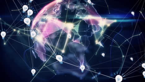 Animación-De-Conexiones-De-Red-Global-E-Intercambio-De-Datos-A-Través-De-La-Tierra-Digital