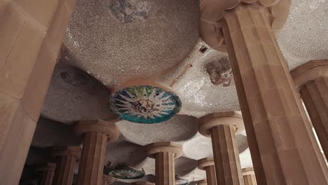 park güell interior, barcelona