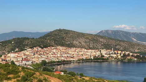 orestiada lake kastoria greece city west macedonia houses viewpoint landscape