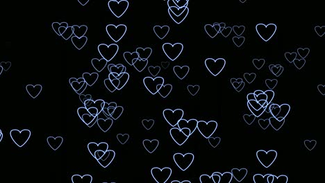 Neon-sign-love-heart-symbol-for-Valentine's-day-or-mother-day-concept-animation-on-black-background