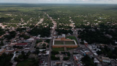 Orbit-view-of-Izamal-main-church