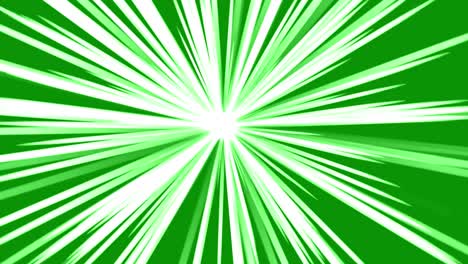 glowing light rays motion graphics with green screen background