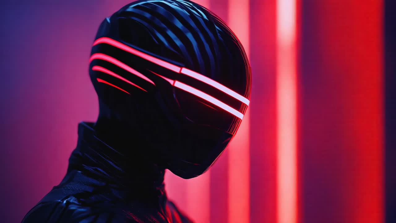 ciudad ciberpunk de noche