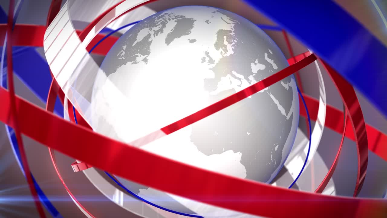 telón de fondo del globo de noticias