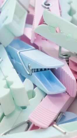 slow rotation of colorful clothespins for drying clothes the concept of washing clothes slow rotation of colorful clothespins for drying clothes the concept of washing clothes