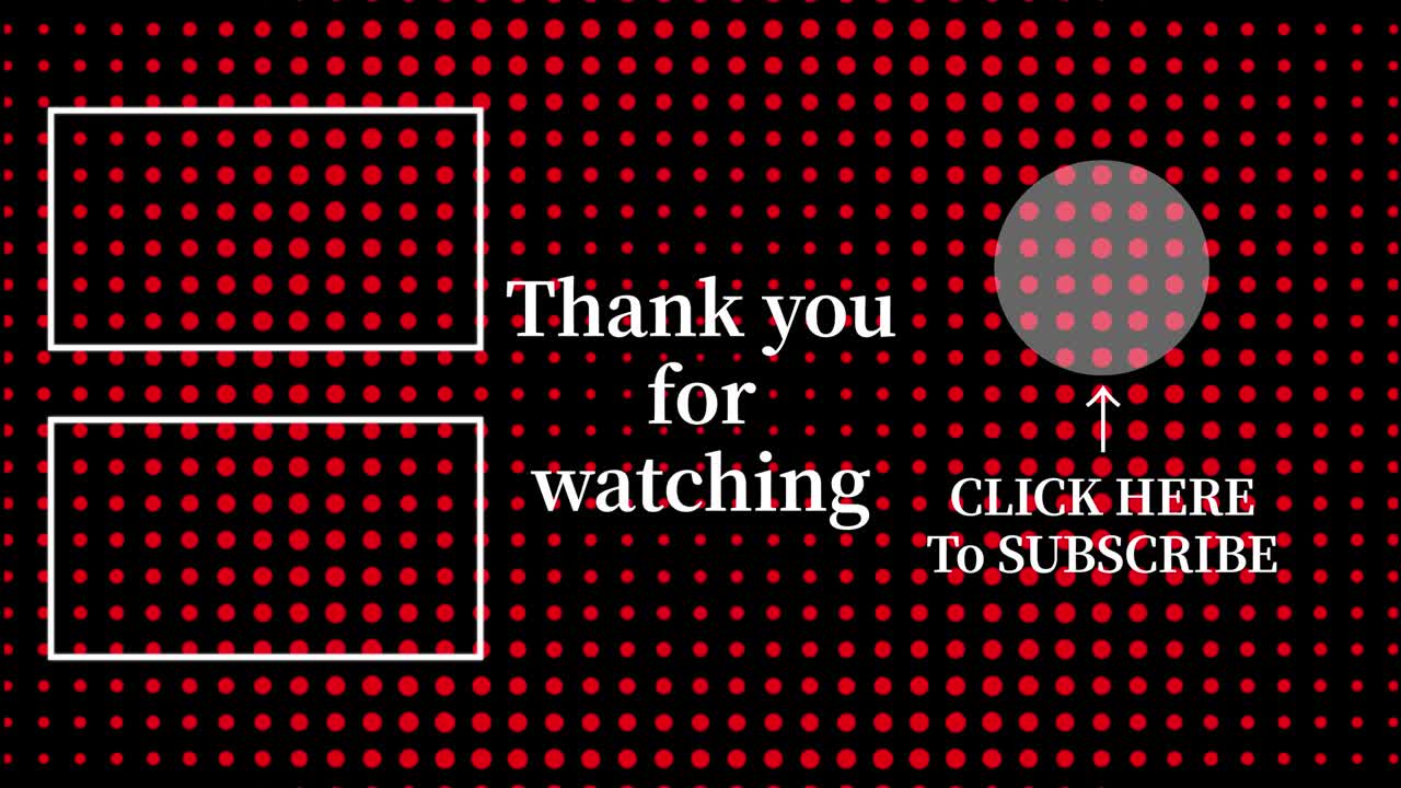 원형 물결 모션 엔드 카드 엔딩 스크린 모션 그래픽