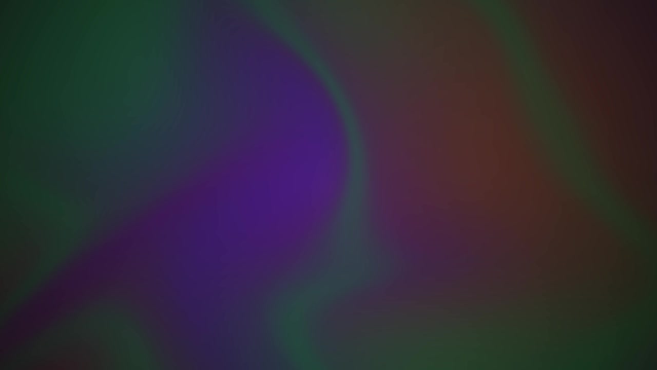 Abstract Motion Background with Soft Green and Purple Light Waves