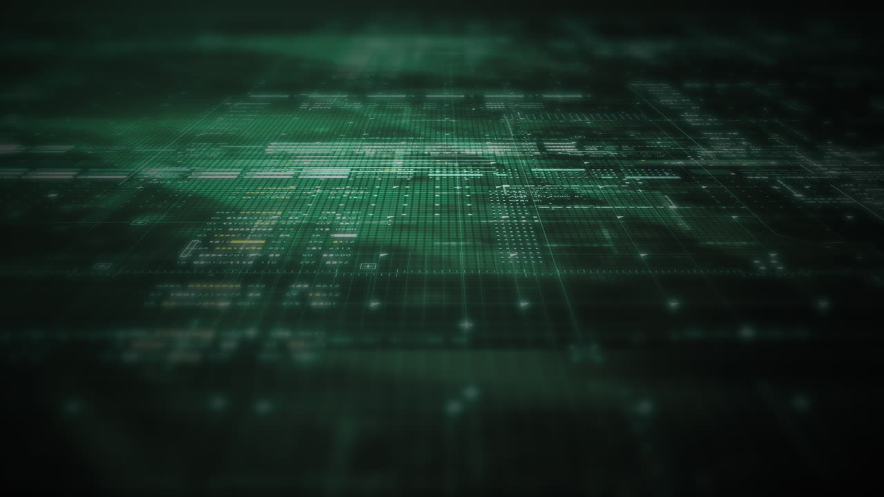 Data matrix background simulation with cutting-edge digital environment with a dynamic and immersive display of interconnected data matrix information networks systems