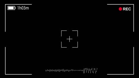 Camera Recording viewfinder.