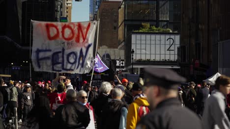 trump supporters protest in new york city