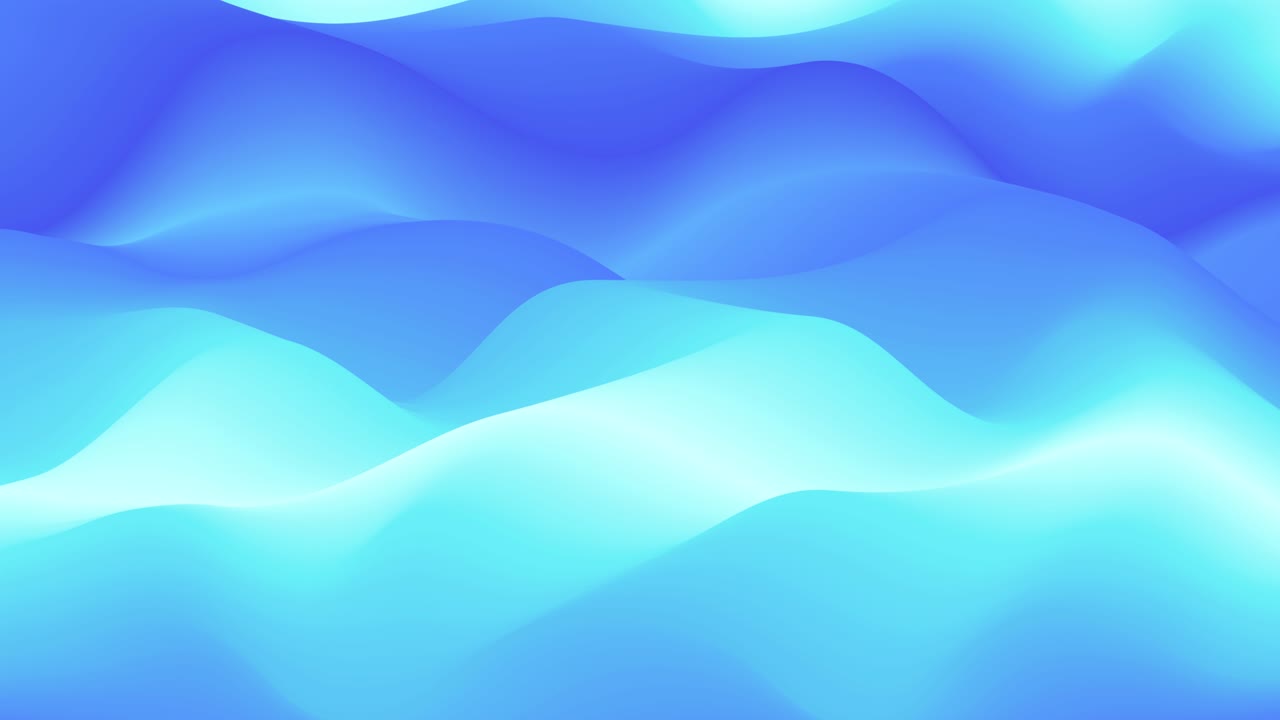 Abstract Gradient Seamless Looped Animation Background. flowing Fluid waves, clouds. glow gradient. Screensaver. light blue colors animated stock footage. live Wallpaper, Liquid beautiful Patternq