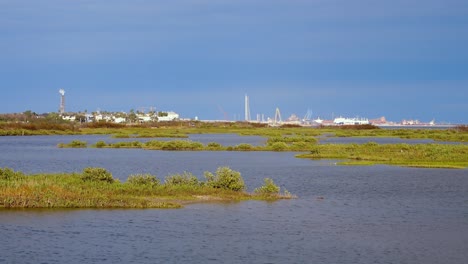 Blick-Auf-Den-Industriepark-In-Portland,-Texas