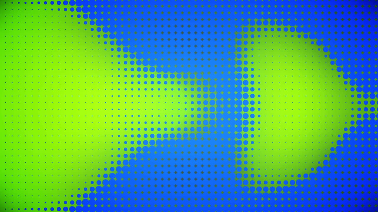 gráfico de venta instantánea sobre fondo azul y verde