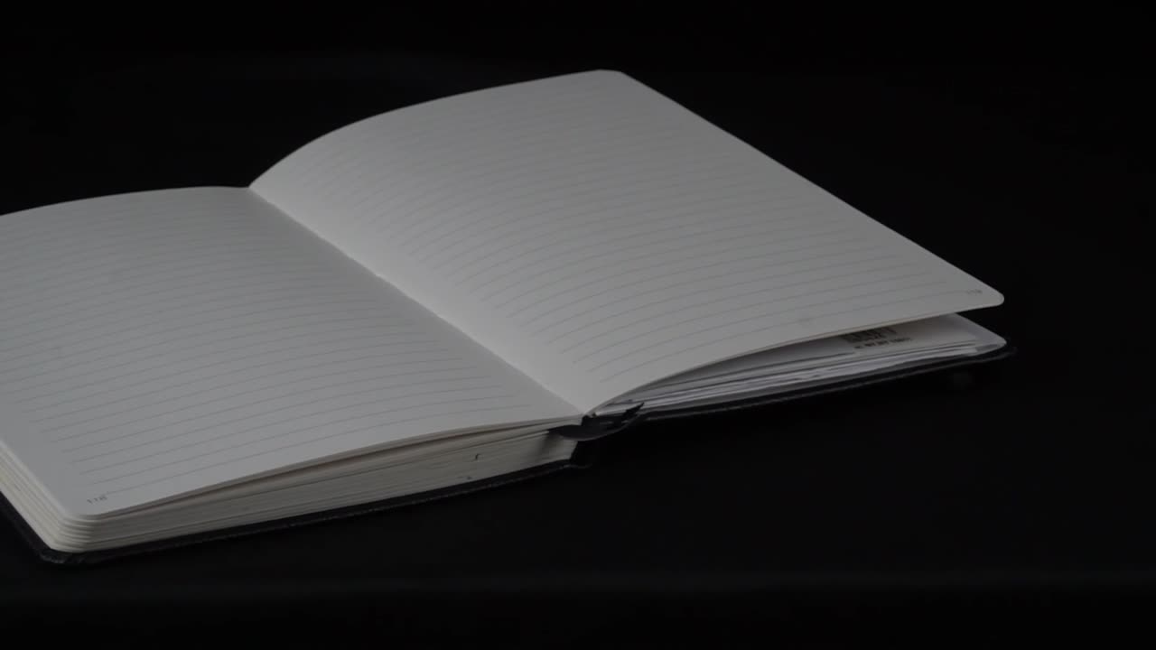 Blank ruled journal for writing notes and ideas