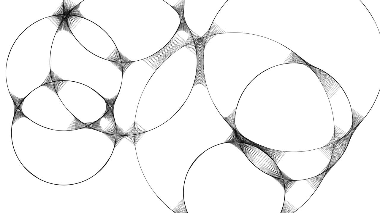 Clean, fine-line circular geometries on a white background. Perfect for medical visualizations, tech startup presentations, and subtle corporate brand identities