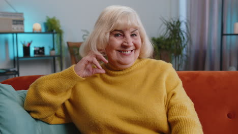 happy calm woman smiling friendly glad expression feel satisfied concept good news celebrate win
