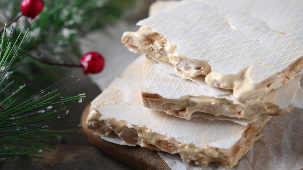 Вкусная миндальная нуга