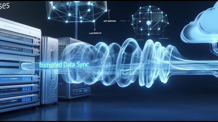 Encrypted Data Synchronization Between On-Premises Servers and Multi-Cloud Infrastructure