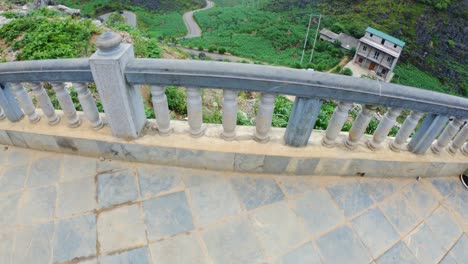 Tilt-up-shot-of-the-entrance-to-the-Ma-Pi-Leng-pass-in-northern-Vietnam