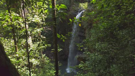 Deep-in-the-rainforest-a-secluded-waterfall-flows-from-the-Marianne-river-on-the-Caribbean-island-of-Trinidad