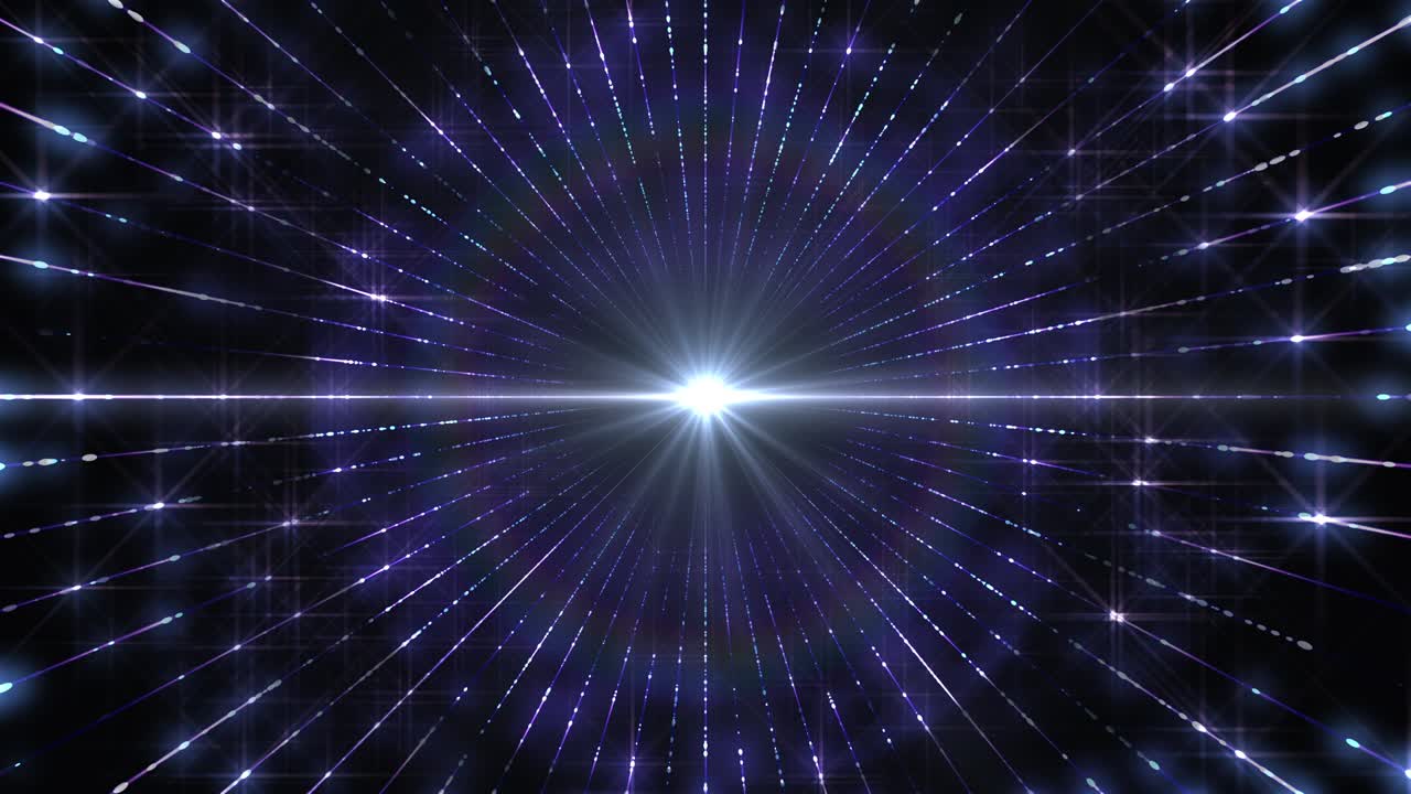 조명, 반이는 터널, 네온, 우주, 별, 입자, 빛, 리드, 추상적인 배경