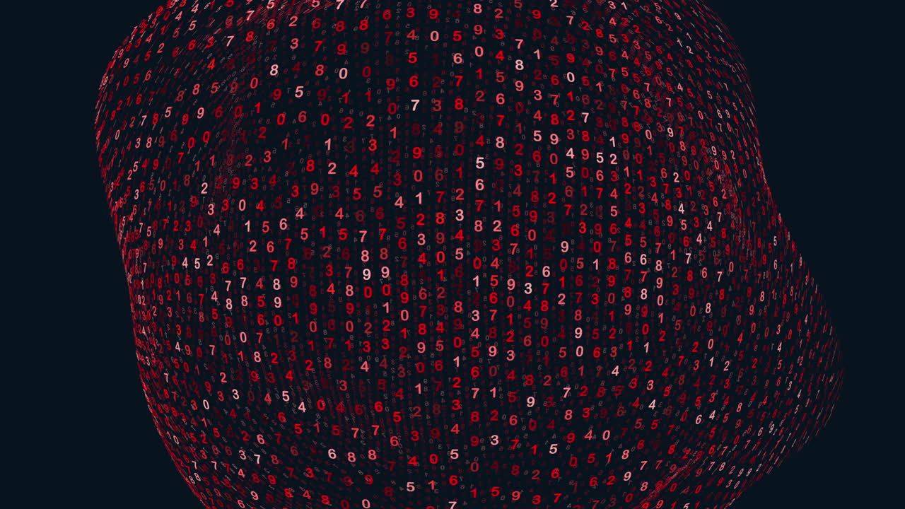 Motion random numbers and hues in matrix