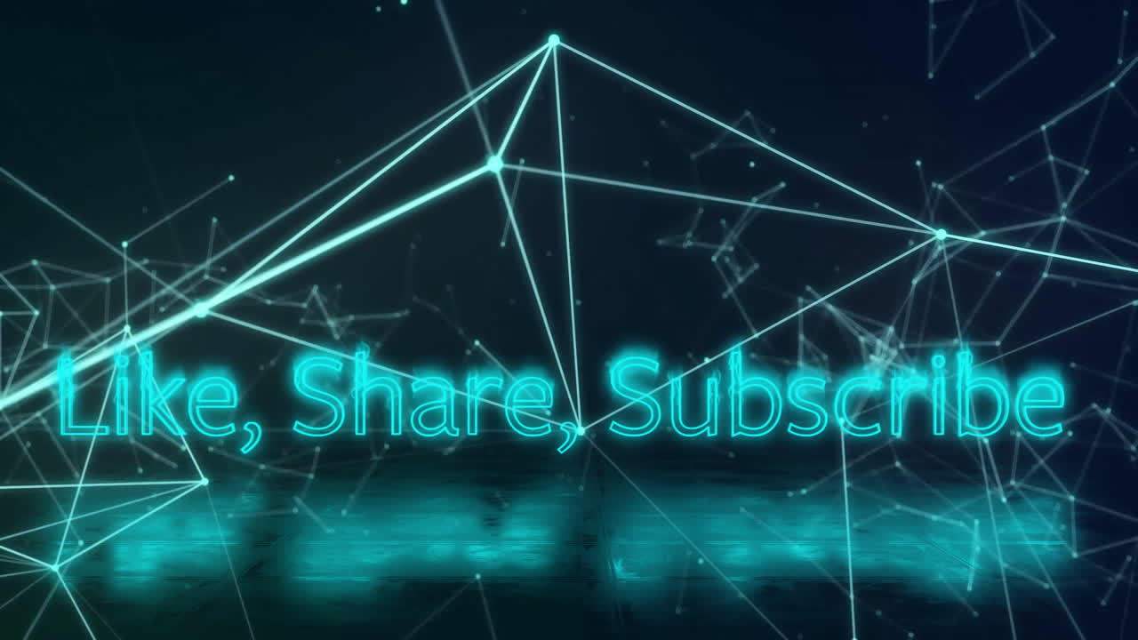 네온과 같은 애니메이션 공유 연결을 통해 텍스트를 구독