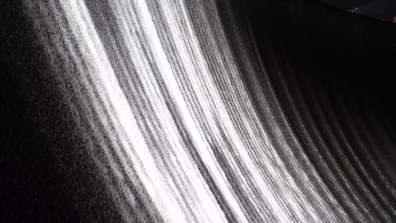 Water Feature on a Dark Wall