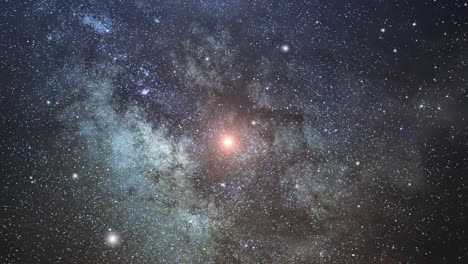 universo 4k, partículas de polvo en el espacio.
