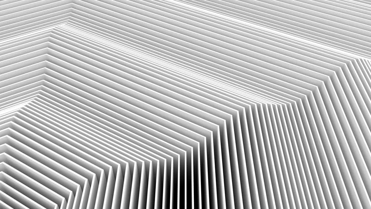 los hexágonos formaron una onda